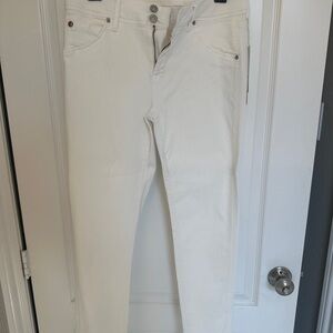 NWT Hudson Collin Skinny Ankle White Jeans Size 30